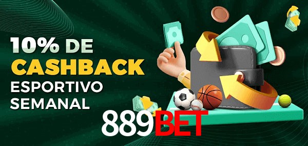 10% de bônus de cashback na 889Bet